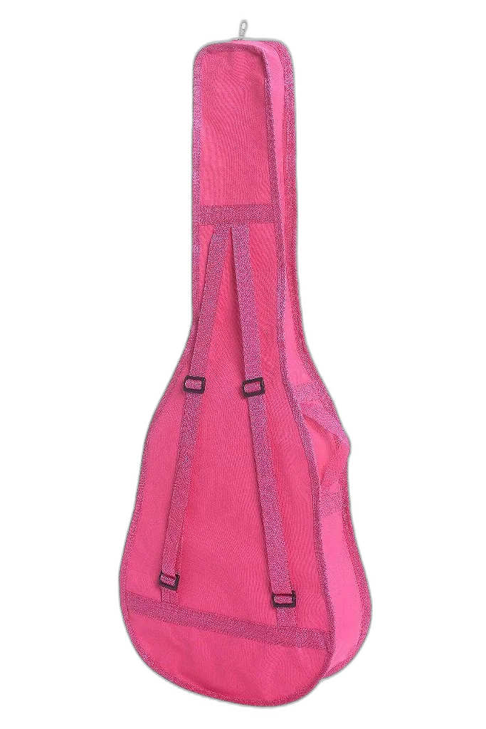 Capa Bag Para Violão Clássico / Folk Nylon Simples Rosa