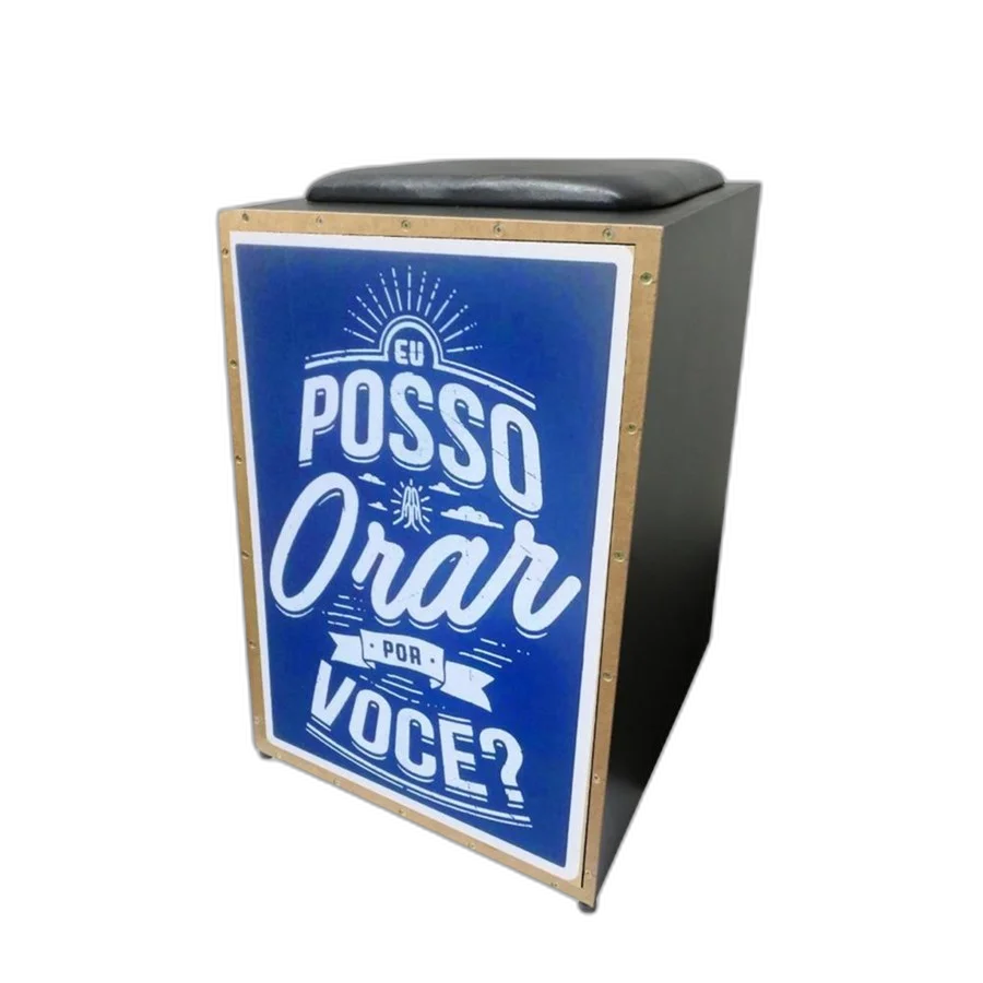 Cajon Inclinado Elétrico Jaguar CJ1000 Posso Orar + Capa