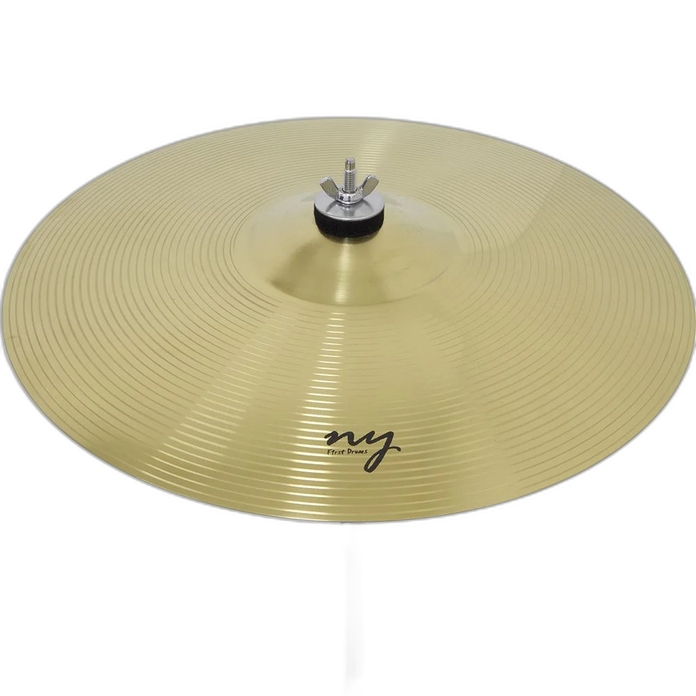 Kit 5 Pratos De Ataque Para Bateria 18" Liga De Aço New York
