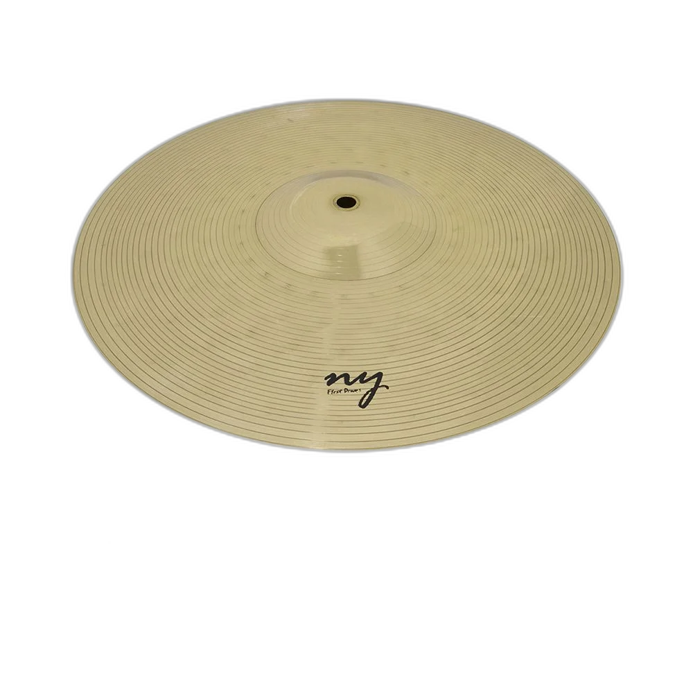 Prato De Ataque Bateria 16" Liga De Latão + Baqueta 5a Hickory New York