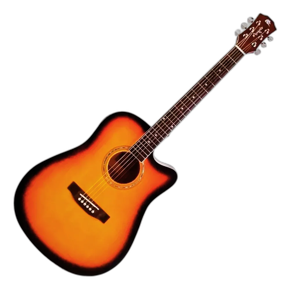 Violao Eletroacústico Aço Folk Marques Va01 EQ SB Sunburst