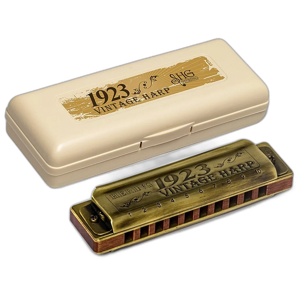 Gaita Hering Diatônica Vintage Harp 1923 C Dó 1020C 20 Vozes C/ Case