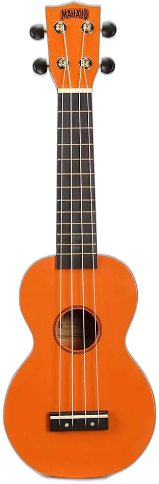 Ukulele Soprano Mahalo MR1 OR Laranja Rainbow Series