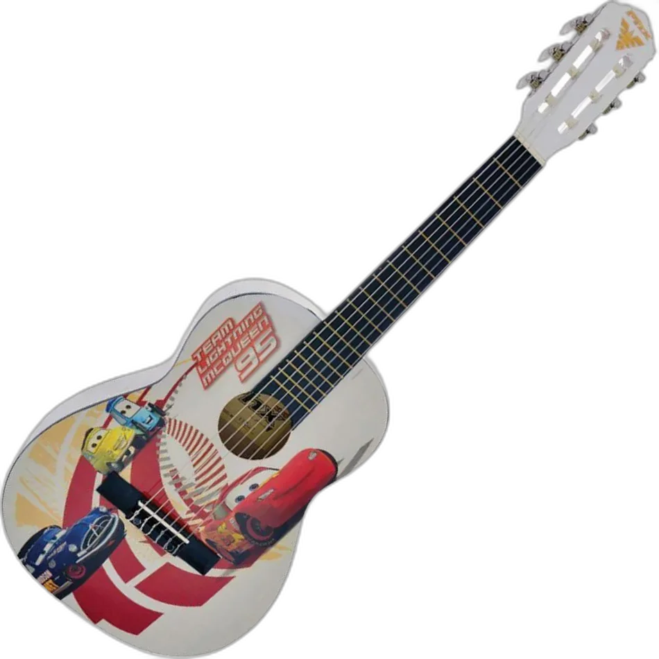Violão Acústico Infantil Disney PHX Carros Cars Team MAC VIC-2