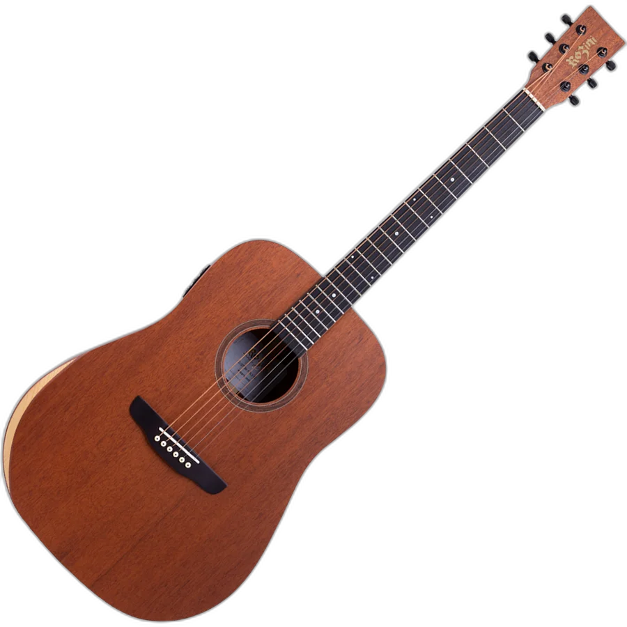 Violão Eletroacustico Folk Mahogany Rozini Rx340 ATFM Fishman Custom