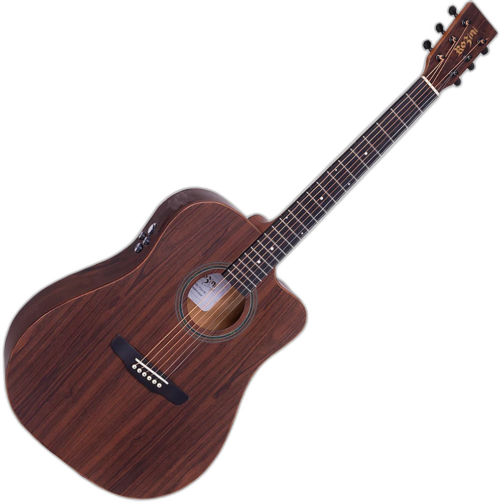 Violão Eletroacústico Rozini Folk 6 Cordas Cutaway Fosco RX315 RE2 F.CT.LP