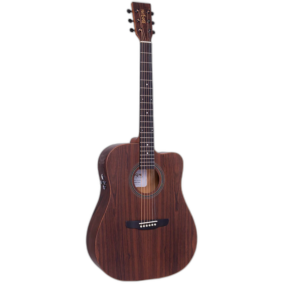 Violão Elétrico Rozini Folk 6 Cordas Canhoto Fosco RX315 RE2 F.CT.LP LH