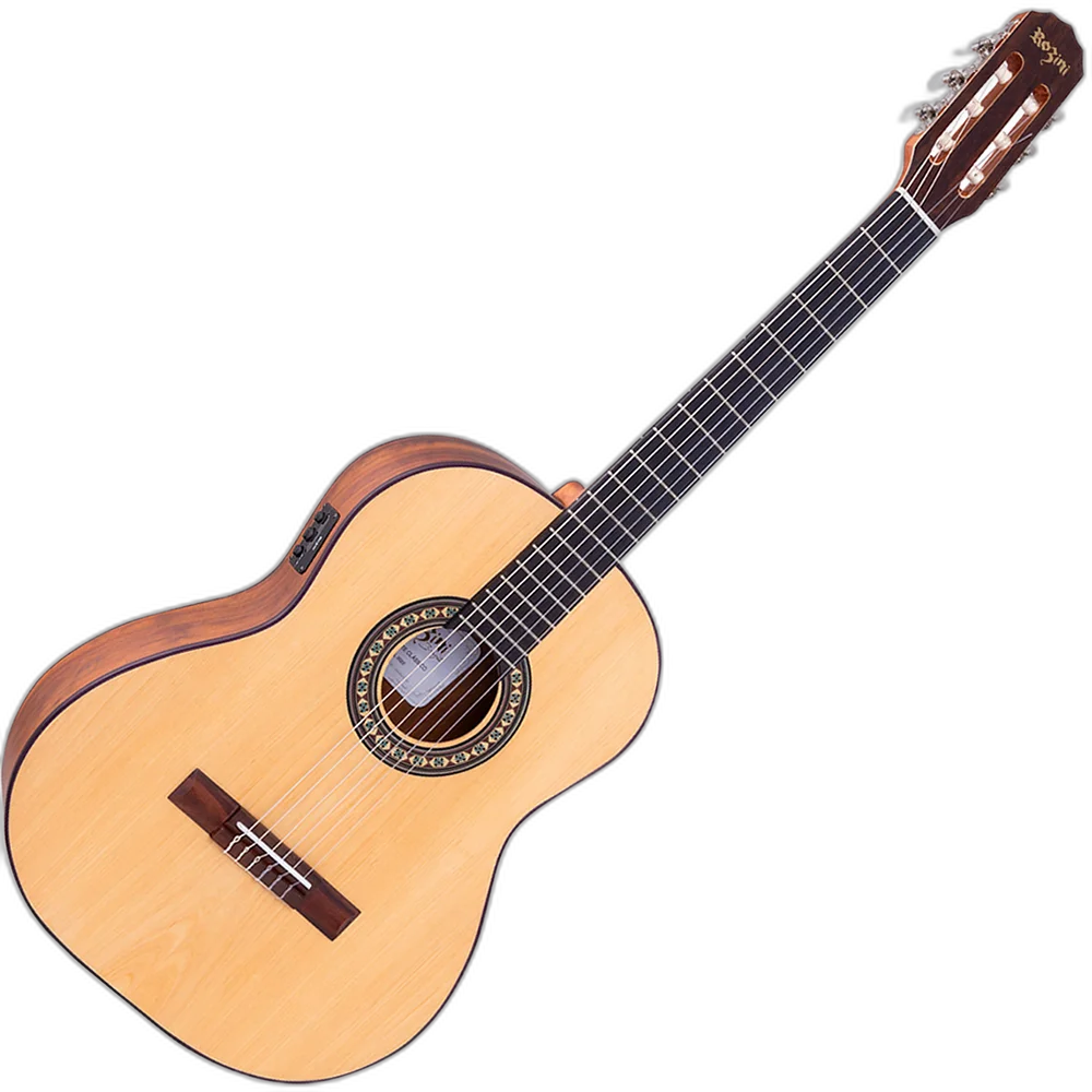 Violão Elétrico Rozini Estudante Clássico Fosco Ativo RX201 EGC.F.I