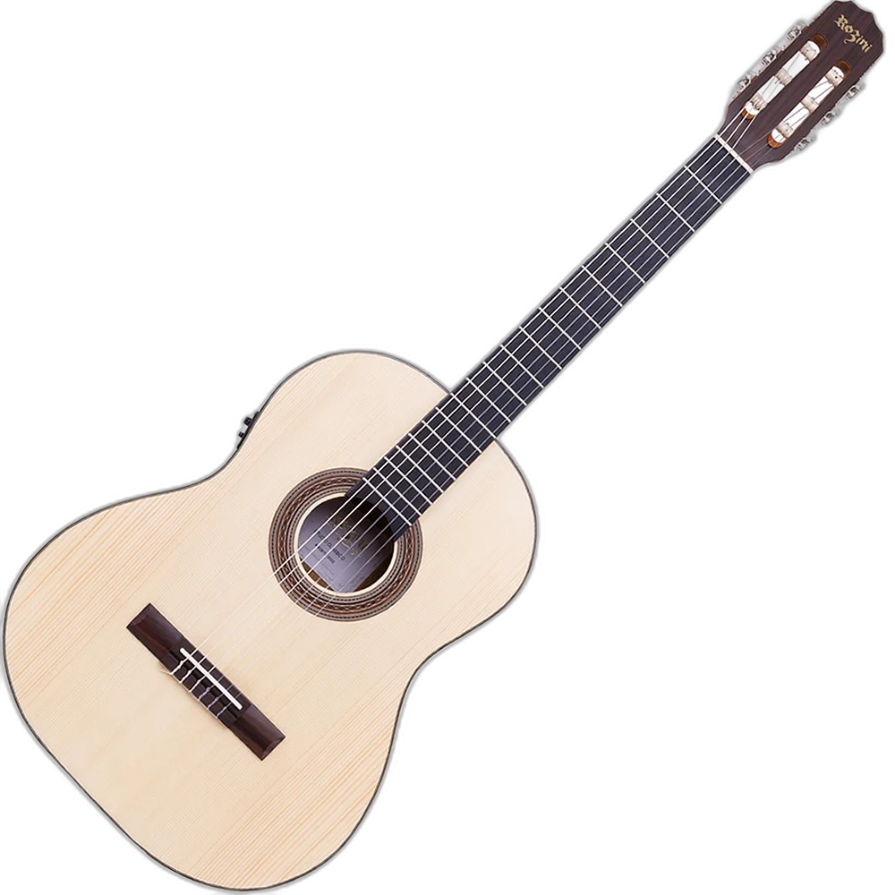 Violão Elétrico Nylon Rozini RX210 FC2 FLP Fishman Classica II