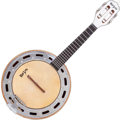 Banjo Rozini Estudante Passivo Color Branco RJ11.EL.BC