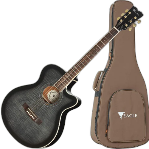 Violão Eletroacústico Eagle CH70 BKB Black Sunburst