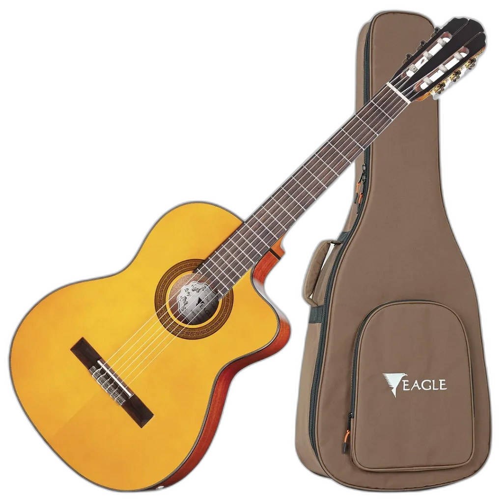 Violão Eletroacústico Eagle CH800 VG Vintage