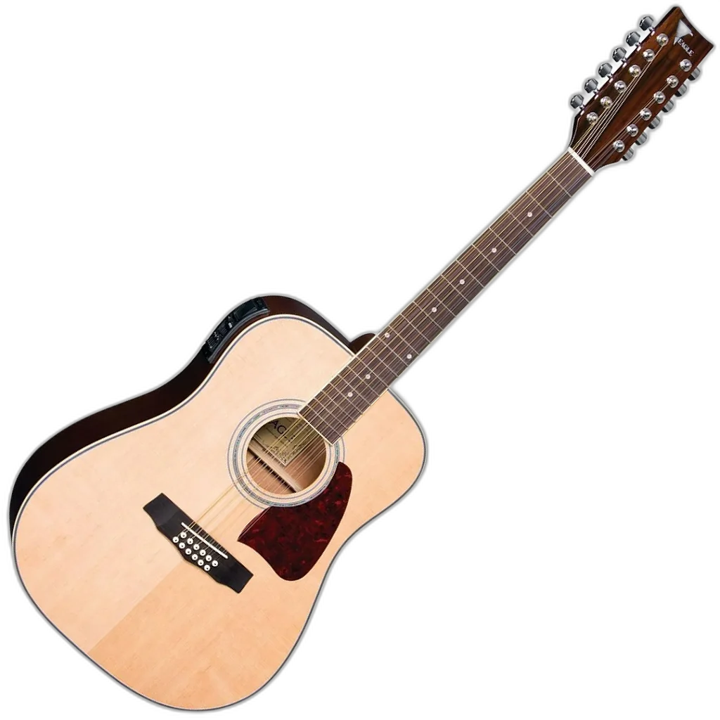 Violão Eletroacústico 12C Eagle CH888 E12 Natural