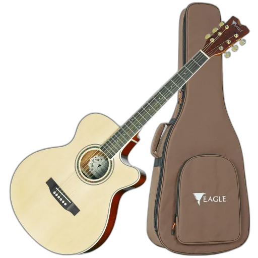 Violão Eletroacústico Eagle CH70 STNT Satin Natural