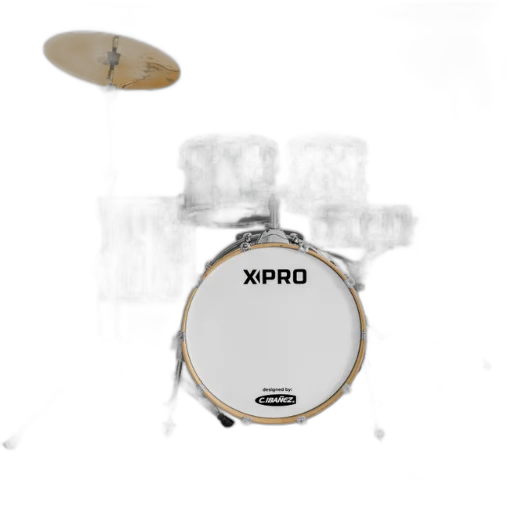 Bateria Acústica X-Pro 20" Blue Sparkle