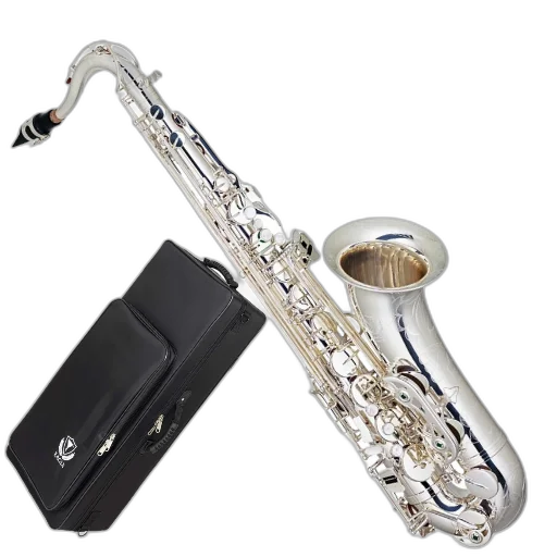 Saxofone Tenor Eagle STX 513S Banhado a Prata