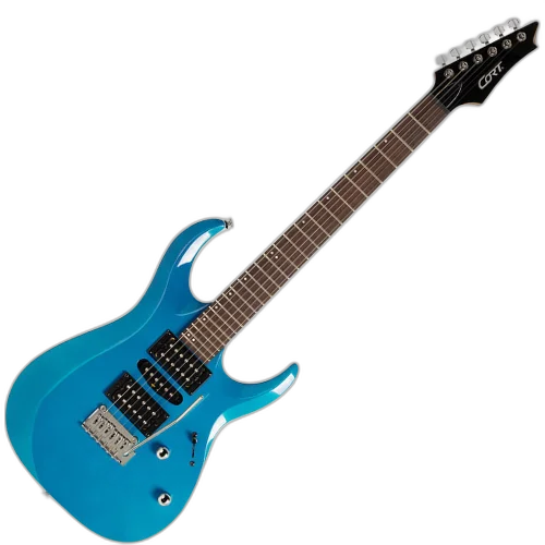 Guitarra Cort X200 CBL Candy Blue com Captadores HSH Powersound