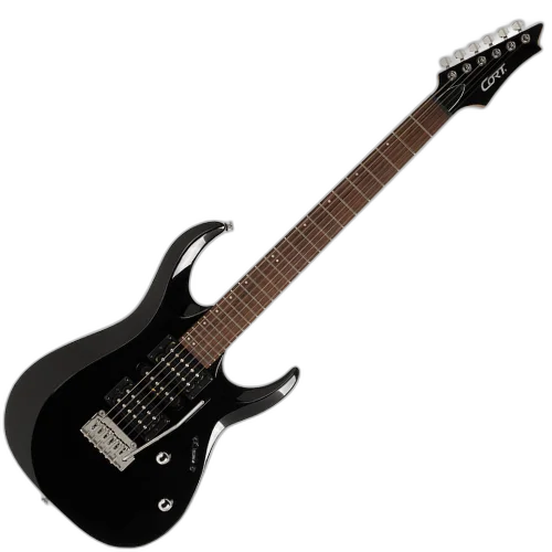 Guitarra Cort X200 BK Black com Captadores HSH Powersound