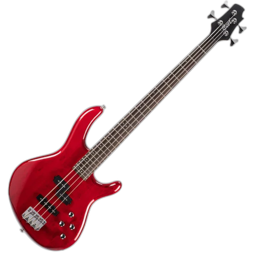 Contrabaixo 4 Cordas Ativo Cort Action Bass Plus TR com Captadores PJ Powersound e EQ Ativo de 2 Bandas