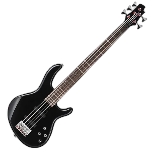 Contrabaixo 5 Cordas Ativo Cort Action Bass V Plus BK com Captadores JJ Powersound e EQ Ativo de 2 Bandas