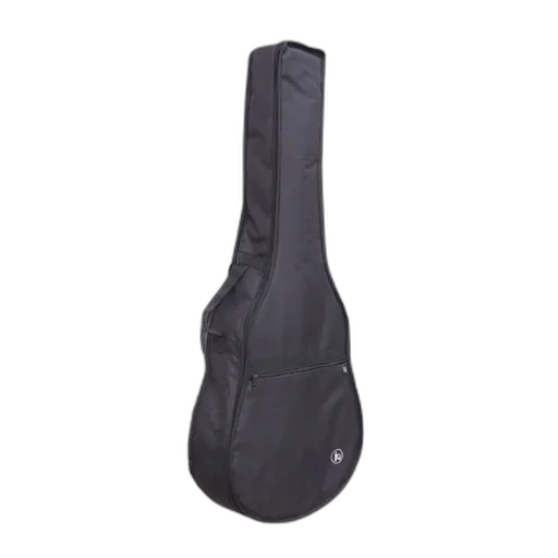 Capa Acolchoada Para Violão Folk Semi Luxo Nylon 600 Preta