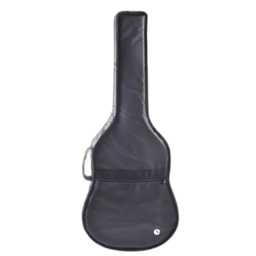 Capa Acolchoada Para Violão Folk Linha Luxo Nylon 600 Preta