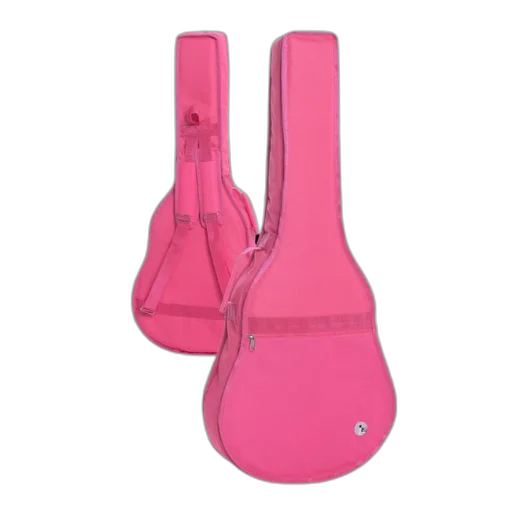 Capa Acolchoada Para Violão Folk Extra Colors Nylon Rosa