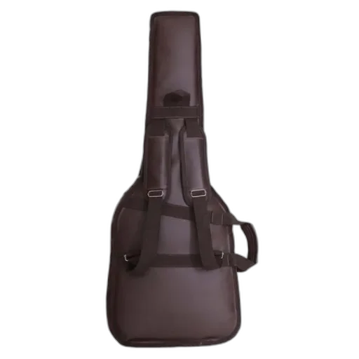 Capa Acolchoada Para Guitarra Premium Couro Marrom