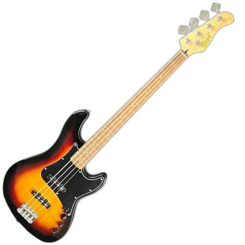 Contrabaixo Cort GB34JJ 3TS 4 Cordas Jazz Bass 3 Tone Sunburst