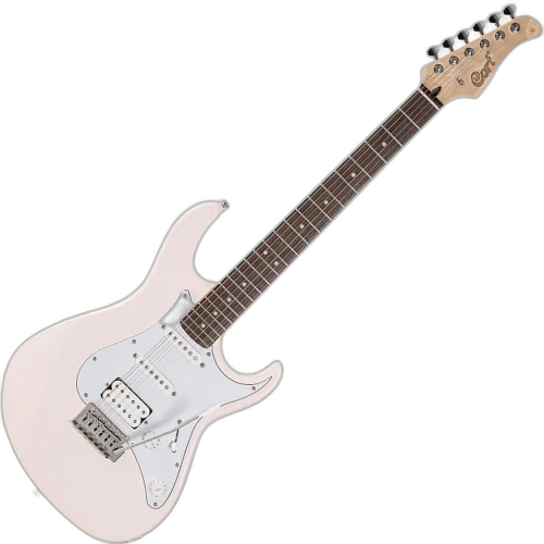 Guitarra Cort G200 PPK Pastel Pink com Captadores Powersound HSS