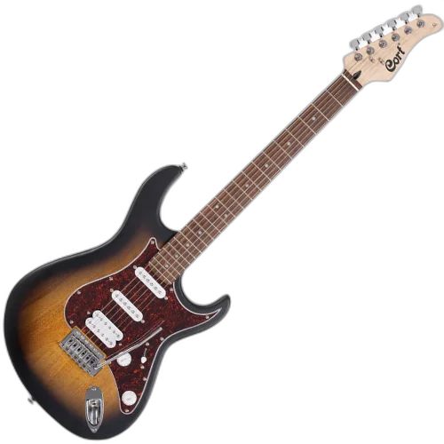 Guitarra Cort G110 Open Pore Sunburst com Captadores Powersound HSS