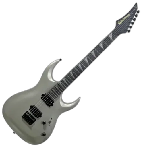 Guitarra Waldman WGAR441X SVS Silver Satin com Captadores WLD Custom HH C/ Bag