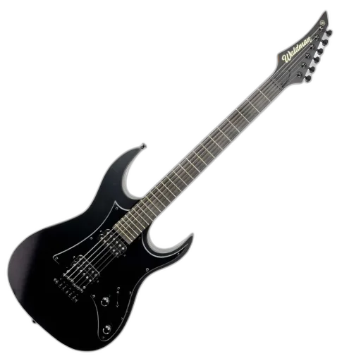 Guitarra Waldman WIGR131X BKS Black Satin com Captadores WLD HH e Headstock Reverso