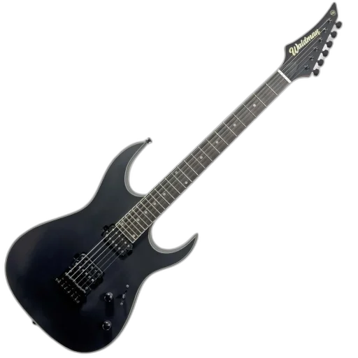 Guitarra Waldman WIGR231X BKS Black Satin com Captadores WLD HH e Headstock Reverso