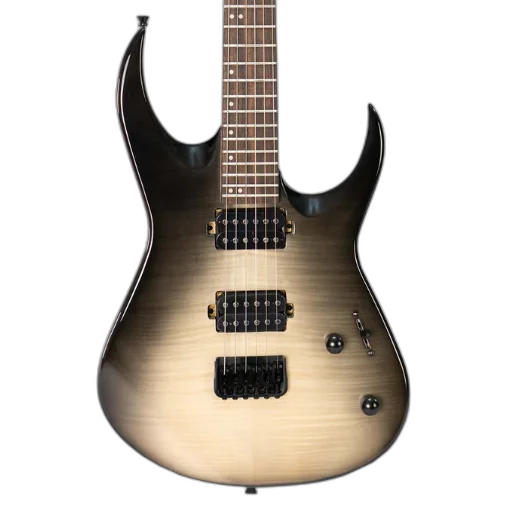 Guitarra Waldman WM320F BKB Black Burst com Captadores HH e Flamed Maple Top