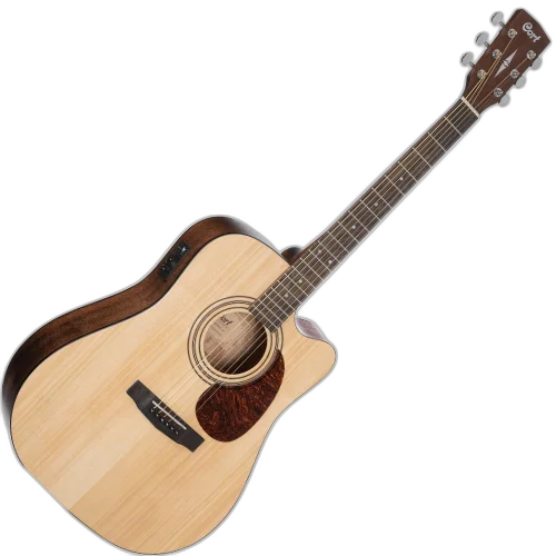 Violão Cort Earth 60CE OP Eletroacústico Dreadnought com Tampo Maciço e Captação CE304T