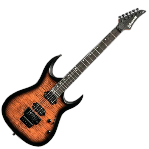 Guitarra Waldman WGA320F BR Brown com Captadores HH e Tremolo Licensed Floyd Rose