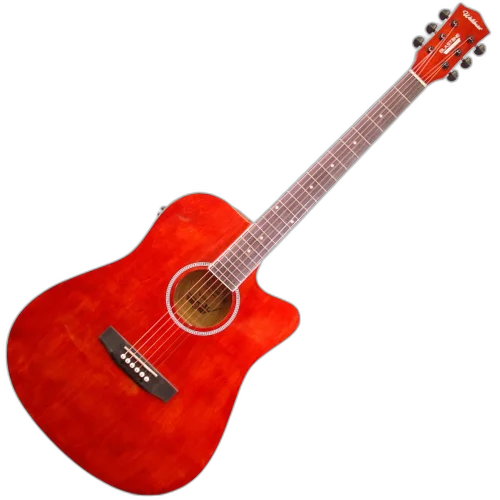 Violão Eletroacústico Waldman DCE 141 BN Folk Aço e Pré-amplificador EQ-3RT