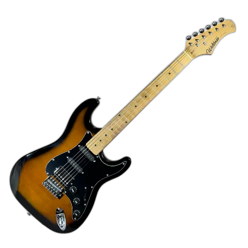Guitarra Waldman ST-311X BS/B Strato Sunburst Corpo em Ash HSS