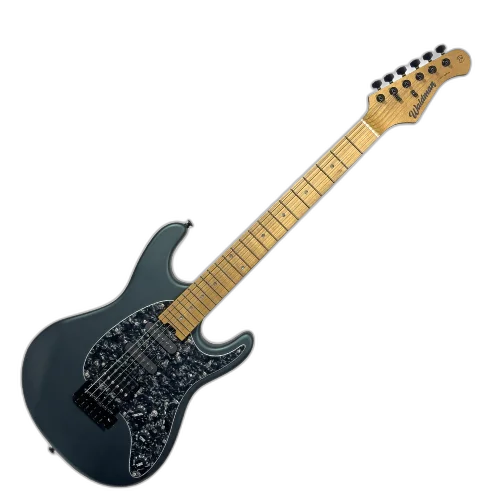 Guitarra Waldman ST-441X GMS/B Gun Metal Satin Premium com Technical Wood e Bag