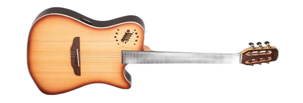 Violão Eletroacústico Marquês VN-12NBEQ Nylon Clássico Cutaway Natural Brilhante
