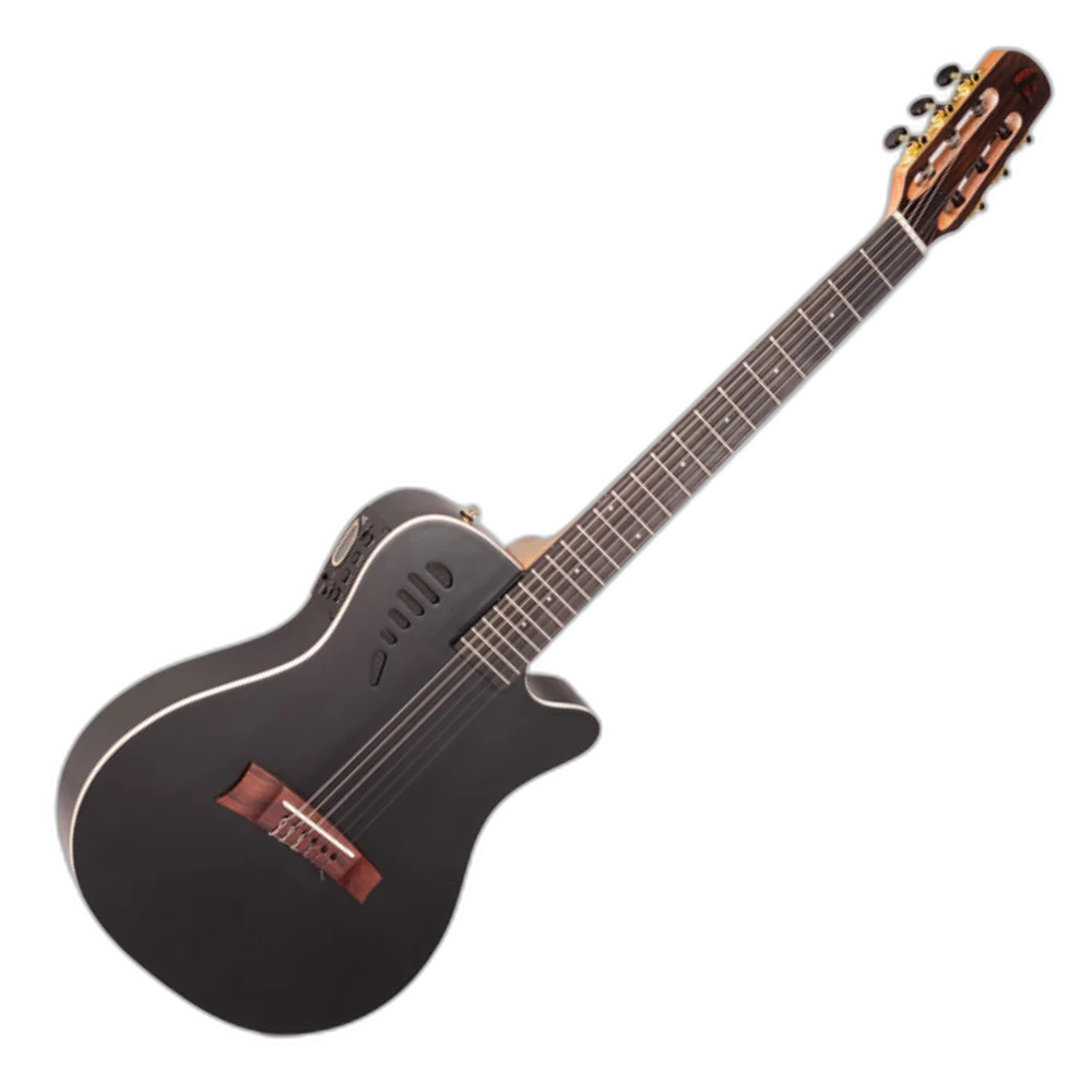Violão Elétrico Marquês VN-11BKSEQ Black Satin EQ - 6 Cordas Série VN Premium com Equalizador