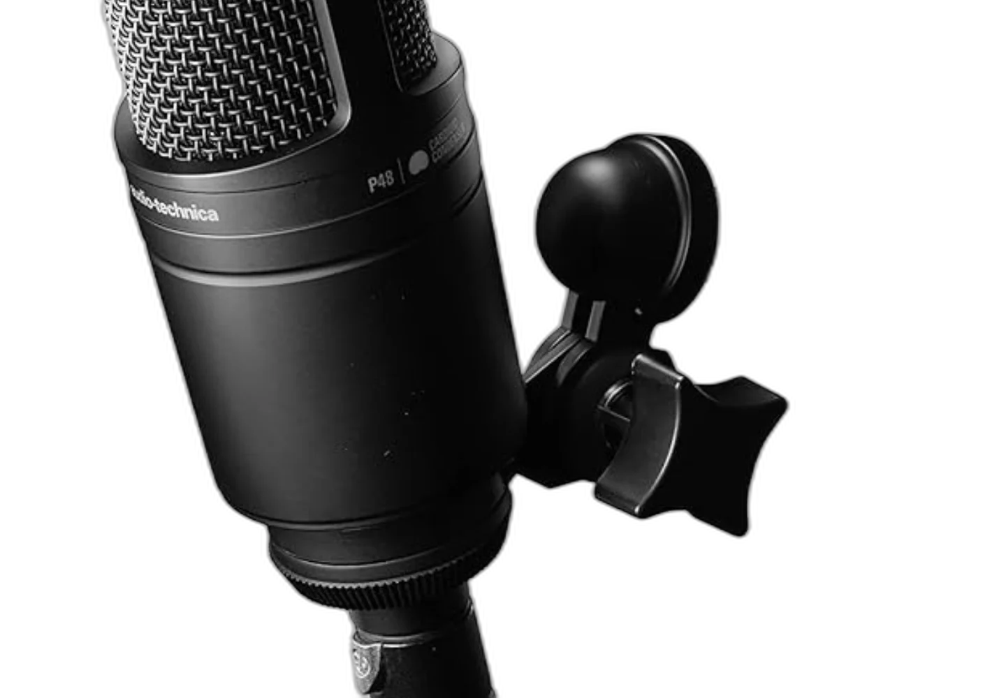 Microfone Audio-Technica AT2020 Condensador Cardioide para Estudio