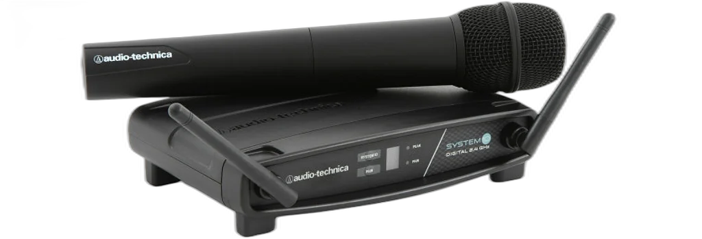Sistema Sem Fio Audio-Technica ATW-1102 Digital Microfone de Mao
