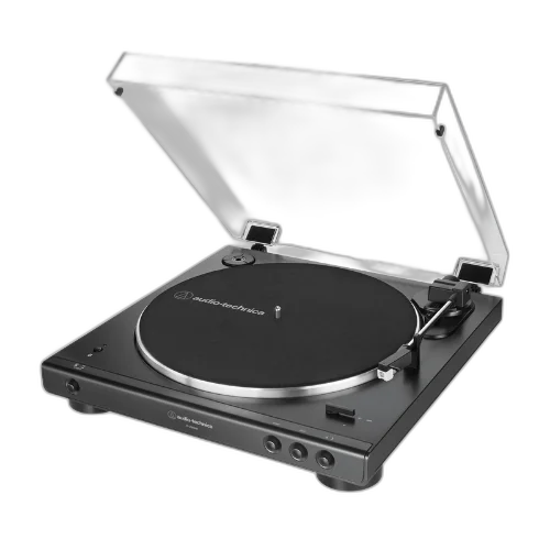 Toca-Discos Audio-Technica AT-LP60XBT-BK-C Bluetooth Automatico Belt-Drive