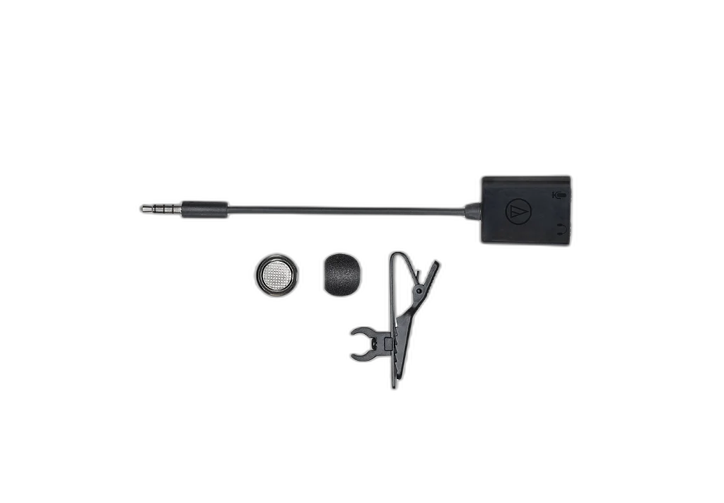 Microfone Audio-Technica ATR3350XIS de Lapela Omnidirecional para Smartphone e Camera