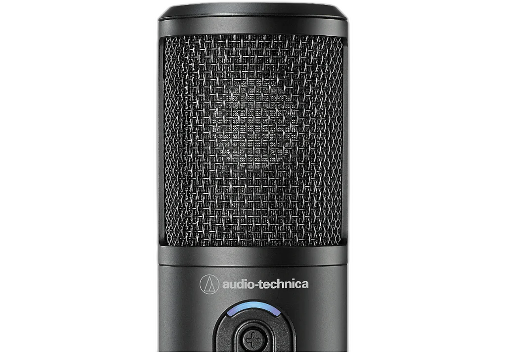 Microfone Audio-Technica ATR2500x-USB Condensador Cardioide para Estudio Gravacao e Streaming