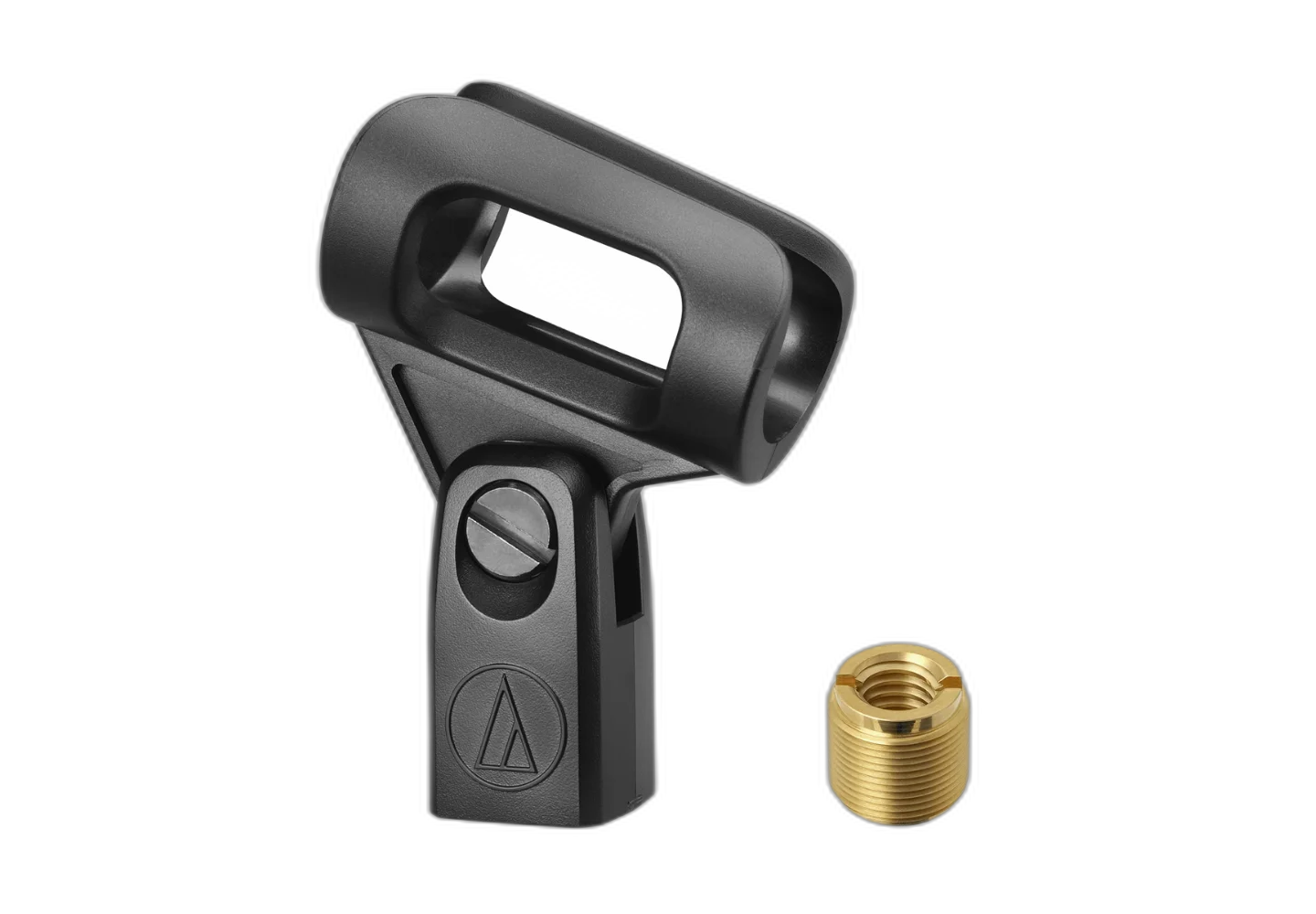 Microfone PRO63 em seu cachimbo, pronto para ser montado em um pedestal