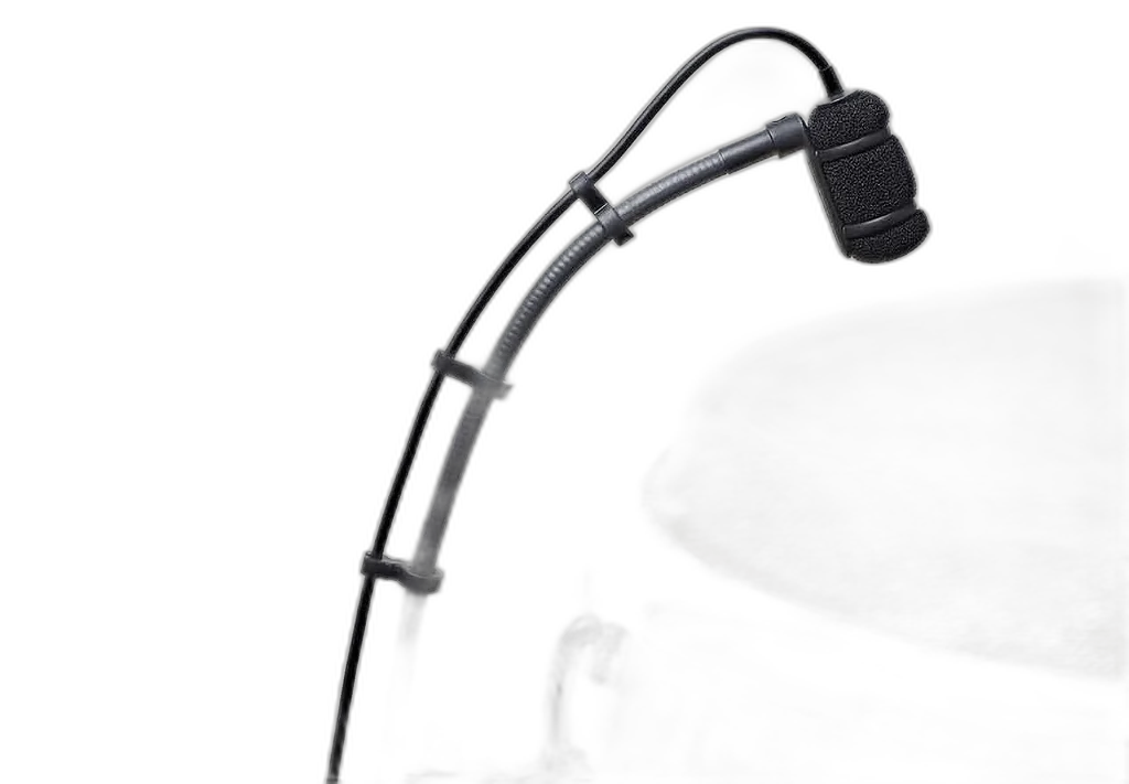 Microfone Audio-Technica ATM350UL Condensador UniMount com Gooseneck Longo - Sistema Completo para Instrumentos