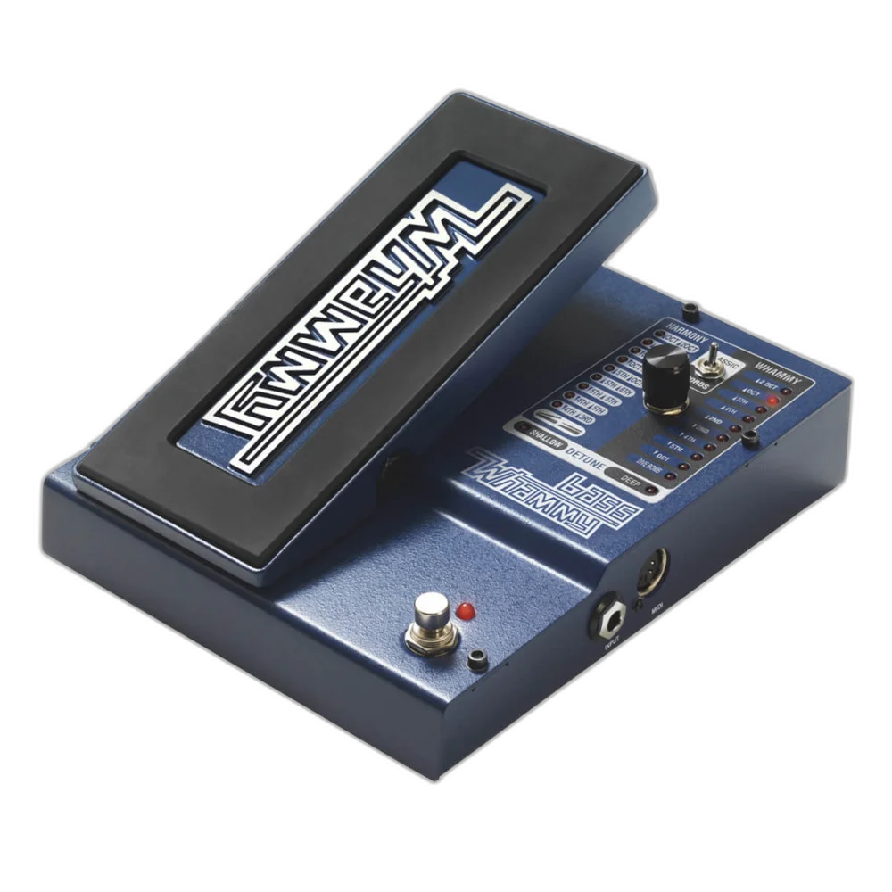 Pedal de Pitch Shift Digitech Bass Whammy V para Baixo - Harmonizador Polifônico com Modo Clássico